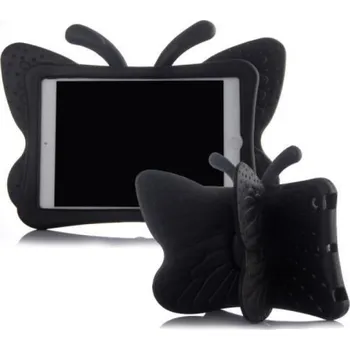 Pouzdro na tablet Motýlí 3D silikonový obal s funkcí stojánku na iPad mini, iPad mini 2, iPad mini 3 - černý