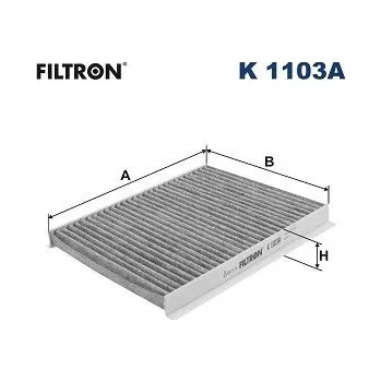 Klimatizace automobilu Filtr, vzduch v interiéru FILTRON K 1103A