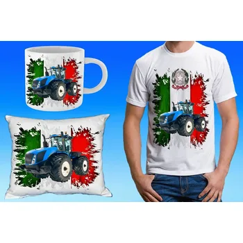 Pánské tričko New Holland T9 dárkový set 128 (dárkový set s traktorem )