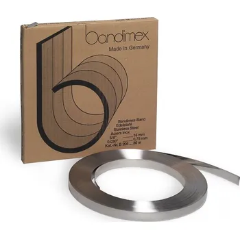 Stahovací páska BANDIMEX LEHKÁ PÁSKA Z NEREZOVÉ OCELI V2A - balení 30m - B 135 - 16,0x0,4mm