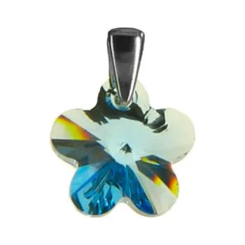 Přívěsek Argento 83341 Stříbrný přívěsek - kvítek, křišťál Swarovski