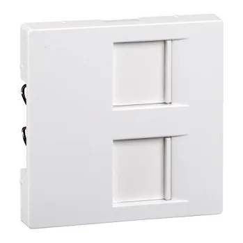 SCHN MTN4562-0325 Merten - Centrální deska pro datovou zásuvku, 2xRJ45, clonky, System M, Active