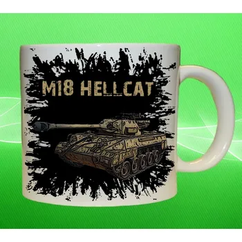 hrnek s tankem M18 Hellcat III 550ml (army hrnek vojenský hrneček)