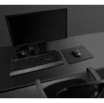 Herní podložka pod myš, 35x25cm, černá (Gaming černá podložka pod myš)