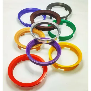 Vymezovací kroužek Vymezovací kroužek 82,0 / 70,2 plast, červená, přesah kužele 4mm (Kroužky pro ALU kola)