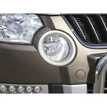 Tuning Rámečky mlhových světel, ABS stříbrný matný - Škoda Yeti (Rámečky mlhových světel)