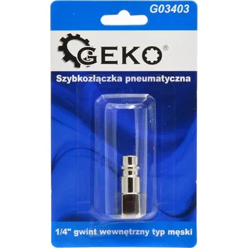 Příslušenství ke kompresoru Rychlospojka vzduchová 1/4", vnitřní závit, samec, Geko G03403