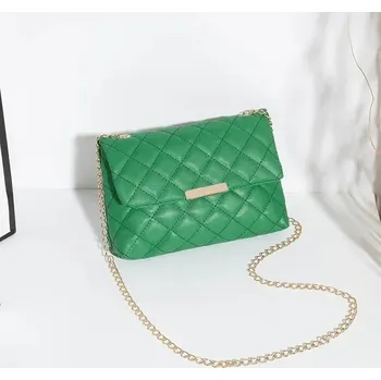 Kabelka Vyšívaná luxusní dámská taška přes rameno - zelená taška