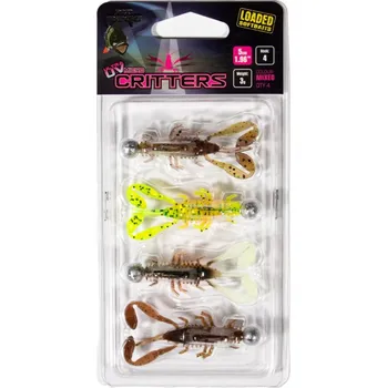 Umělá nástraha FOX RAGE ULTRA UV MICRO CRITTER MIXED COLOUR LOADED LURE PACK 5 cm