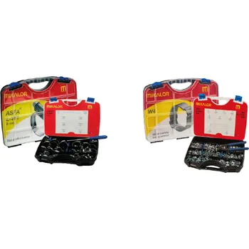 hadicová spona Sortimentní kufříky hadicových spon , MIKALOR Typ: Sortimentní kufřík 110ks hadicových spon ASFA-L + flexibilní šroubovák 7 , W1 (pozink), MIKALOR 0350320-1