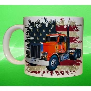 hrnek Kenworth 18 75ml (hrnek s náklaďákem)