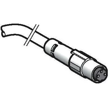 elektrický kabel XZCP0166L2 Kabel s konektorem XZ, samice přímá, O 8mm, 3 pin, kabel PUR 2m, Schneider Electric