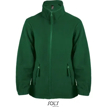 Chlapecké oblečení SOL's Collection Dětská fleecová bunda North Kids Velikost: 13-14 let, Barva: lahvově zelená