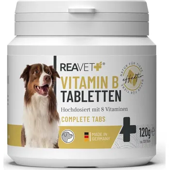 REAVET Vitamín B tablety s osmi základními vitamíny B (120 ks)