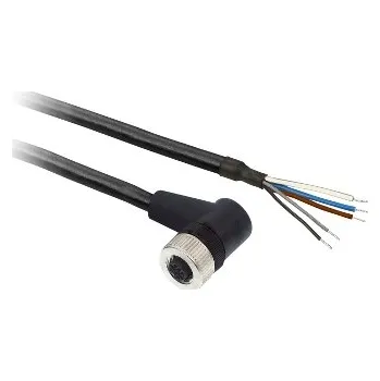 elektrický kabel XZCP12V12L20 Konektor M12- 5 pinů, s kabelem - 20m - PUR - 90°, Schneider Electric