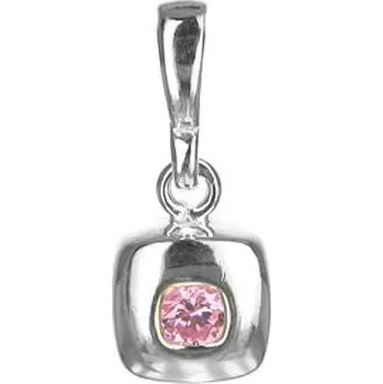 Přívěsek Argento 82334 Stříbrný přívěsek - kulatý zirkon