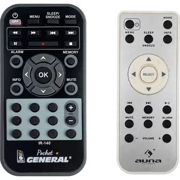 Dálkový ovladač AUNA IR-140, AUX10028094, 10028095, 10028096 - dálkový ovladač duplikát