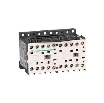 Stykač LP5K1210BW3 TeSys reverzační stykač LP5-K, 3p, AC-3, ? 440 V 12A, cívka 24 V DC, Schneider Electric