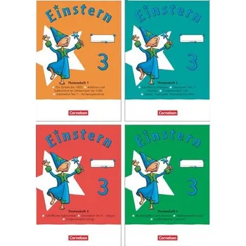 Učebnice Einstern Mathematik 03. Themenhefte 1-4. Diagnoseheft und Kartonbeilagen im Paket