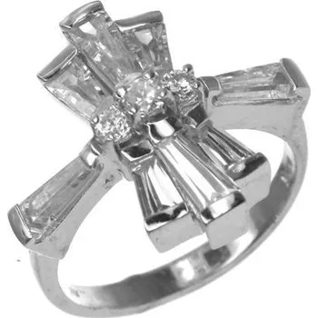 Prsten Argento 71293 Stříbrný prsten - čiré zirkony | Velikost prstenu: 57mm