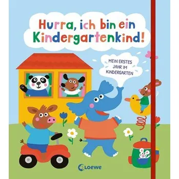 První čtění Hurra, ich bin ein Kindergartenkind! - Loewe Eintragbücher