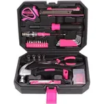 Sada nářadí SIXTOL SX3025 HOME PINK 66 66ks