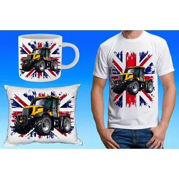 Pánské tričko JCB Fastrac 3230 dárkový set xl (dárkový set s traktorem)