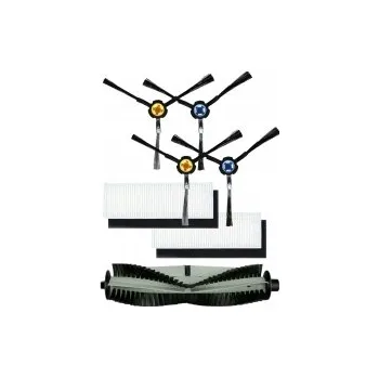 Sada příslušenství pro robotický vysavač HEPA filtry a kartáče k vysavači ILIFE A7 sada 7ks