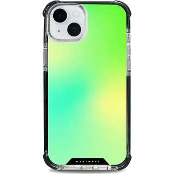 Pouzdro na mobilní telefon Odolný obal Mobiwear MagSafe Elite Bumper - Apple iPhone 15 Plus - D035D Zelenkavý odstín (Odolný kryt, pouzdro, obal Mobiwear Elite Bumper na mobil Apple iPhone 15 Plus - D035D Zelenkavý odstín, materiál Plast + TPU silikon + kov - zesílená ochrana)