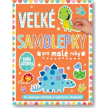 Bystrá hlava Veľké samolepky pre malé ruky Dino ostrov