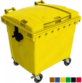 Popelnice Kontejner 1100L - Žlutý