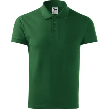 Pánské tričko Cotton Heavy polokošile pánská L lahvově zelená