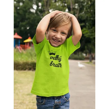 Chlapecké tričko Chlapecké tričko Velký bratr Barva: Limetková, Velikost: 158