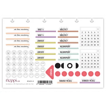 samolepka Fleppi Březen 2024 | arch 6