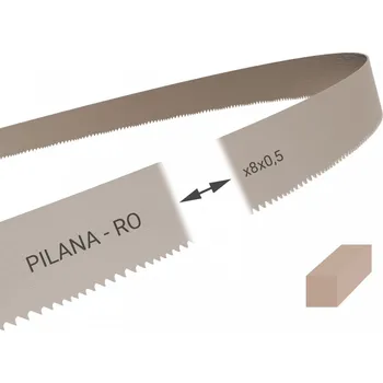 Pilový pás Pilový pás na dřevo stolařský, svařovaný na míru PILANA 8x0,5mm t5 RO