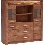 Casarredo Vitrínová komoda INDIANAPOLIS I-22 jasan světlý