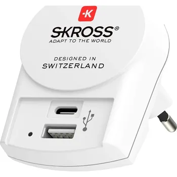 Baterie pro airsoftovou zbraň SKROSS USB nabíjecí adaptér DC55, 1xUSB-A, 1xUSB-C, 5400mA