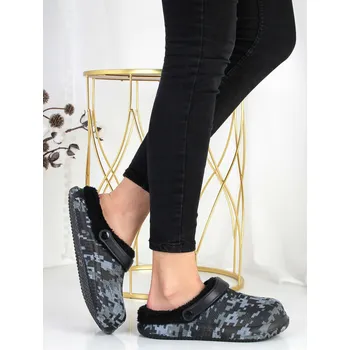 Dámské pantofle DoAndBe Zateplené dámské pantofle 18207B Velikost: 38