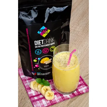 Proteinový nápoj Ketolinie Proteinový nápoj s příchutí banán 300g 10 porcí