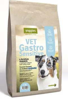 Krmivo pro psa Yoggies Vet Gastro Sensitive s krůtím masem 5 kg