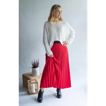 Dámská halenka Halenka úpletová netopýřího střihu 3265 Itálie barva: bílá