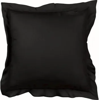Povlečení Povlak na polštář saténový LUXURY COLLECTION černý - 50x50