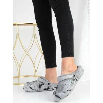 Dámské pantofle DoAndBe Zateplené dámské pantofle 18207L.G Velikost: 38