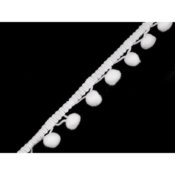 Prýmek šíře 30 mm s bambulkami Ø13 mm