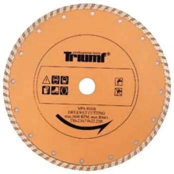 Řezný kotouč Kotouč diamantový turbo segmentový 180 mm HTS, Triumf (Triumf - profi)