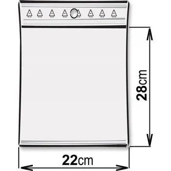 Sáček na potraviny Sáček rychlozavírací ZIP sáček 22x28cm tl.0,05mm -s otvorem pro zavěšení.