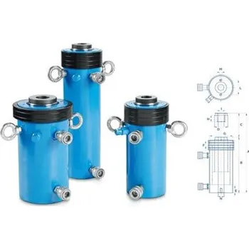 zvedák Hydraulický dvoučinný válec OMCN 367/R (48 t + 32 t, zdvih 90 mm)