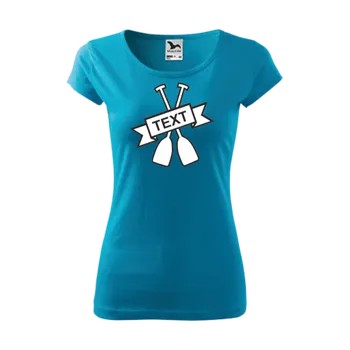 ON-DESIGN Vodácké tričko dámské s PÁDLEM Velikost: L, Barva: tyrkysová