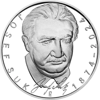 Česká mincovna Josef Suk 150. výročí narození 2024 stříbrná mince Proof 13 g