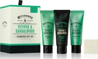 Scottish Fine Soaps Vetiver And Sandalwood Luxurious Gift Set